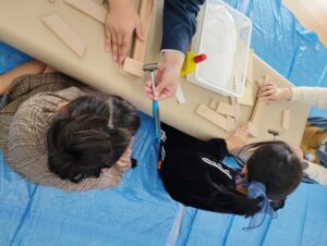 クリスマスツリーを作ったよ